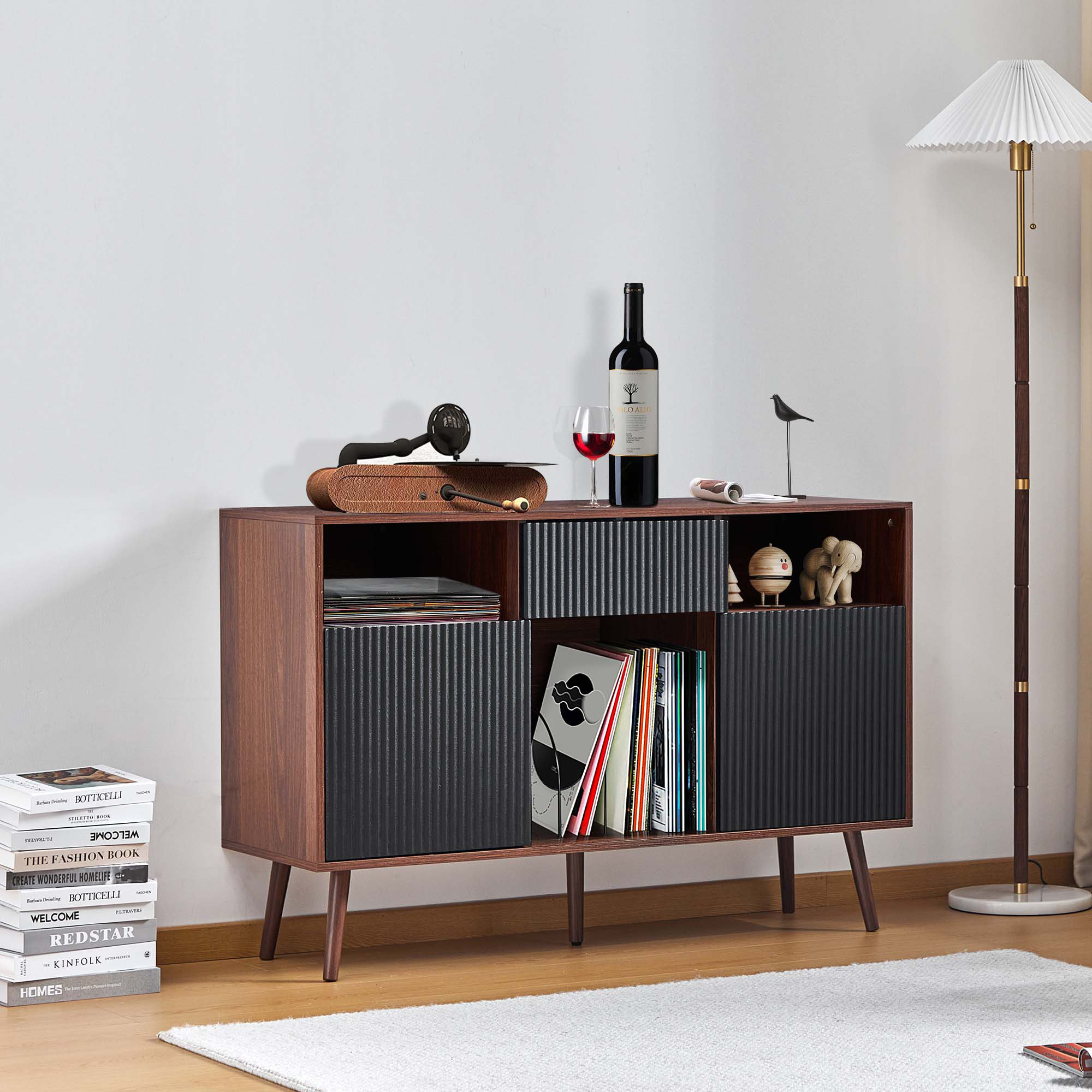 George Oliver Audio Cabinet Reviews Wayfair